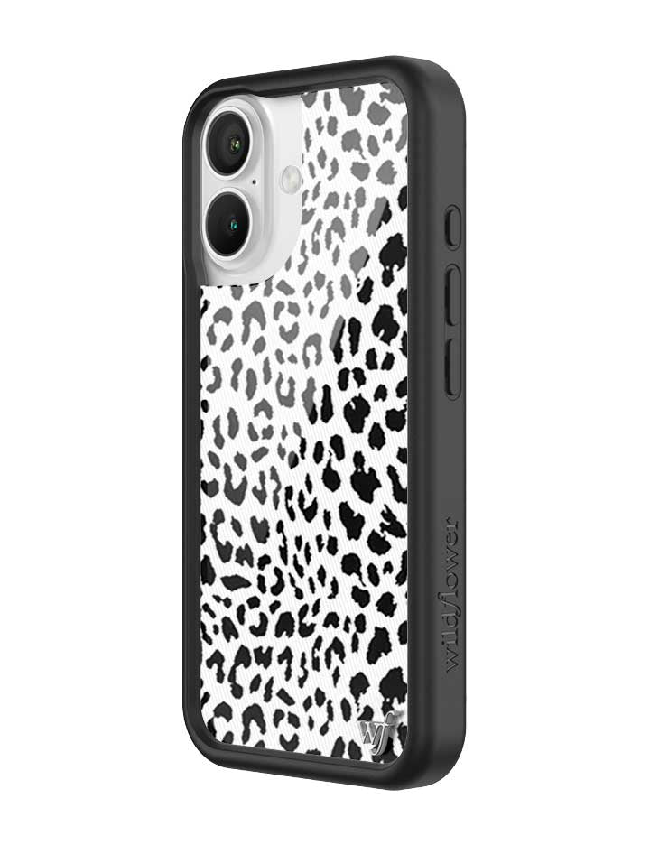 Snow Meow Leopard Print Protective iPhone Case