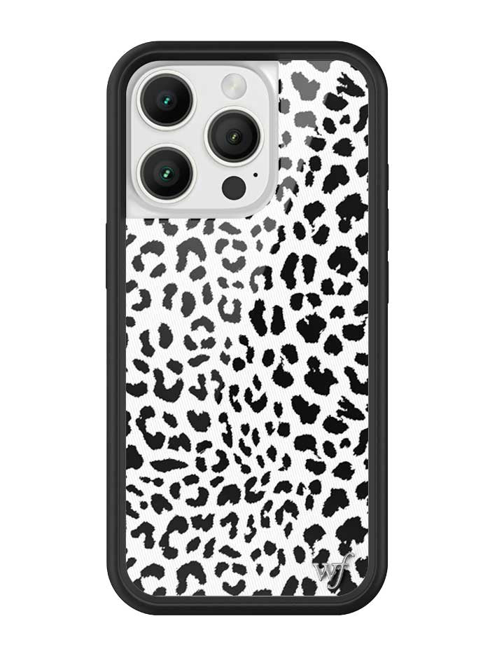 Snow Meow Leopard Print Protective iPhone Case