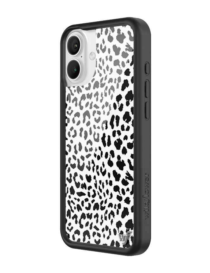 Snow Meow Leopard Print Protective iPhone Case