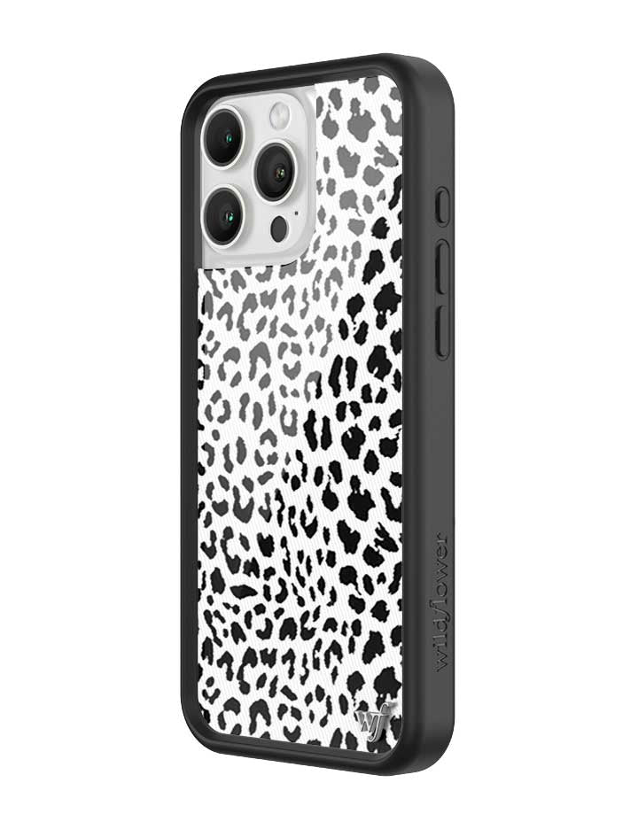 Snow Meow Leopard Print Protective iPhone Case