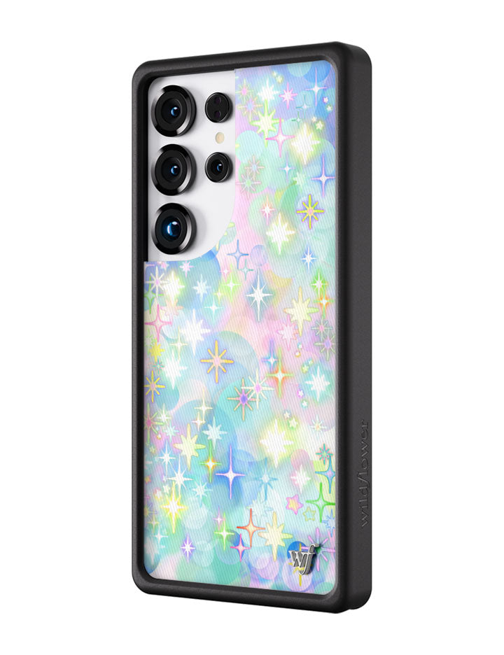 Sparkle City Pastel Star Pattern Samsung Galaxy Phone Case - Image 2