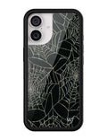 Itsy Bitsy Spider Web Pattern iPhone Case in Black - Image 7