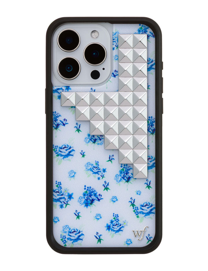 Forget Me Not Floral Stud iPhone Case