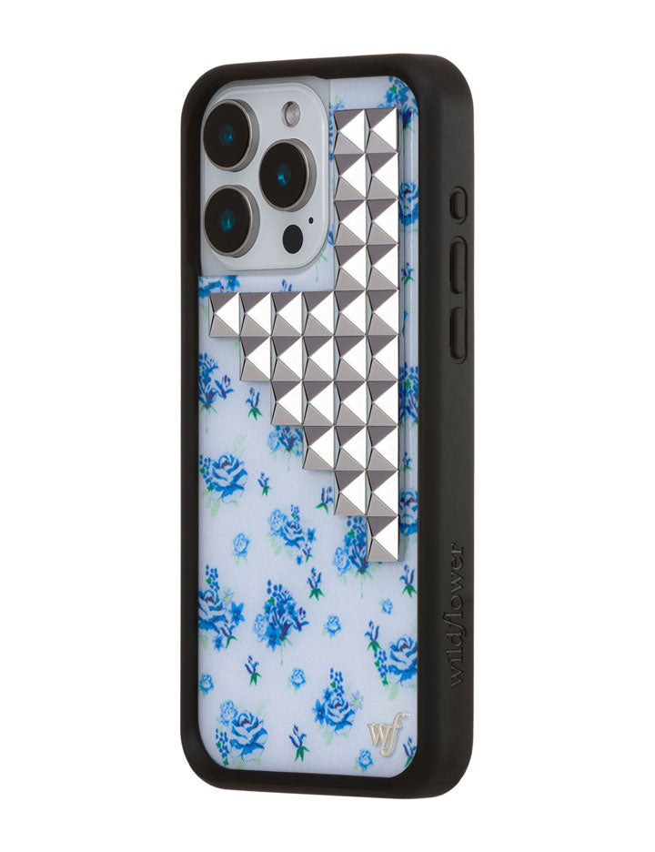 Forget Me Not Floral Stud iPhone Case with Cottage Core Design - Image 20