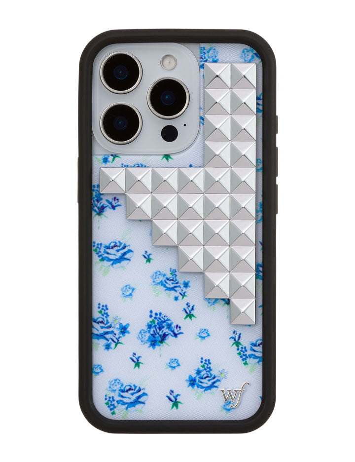 Forget Me Not Floral Stud iPhone Case with Cottage Core Design - Image 15