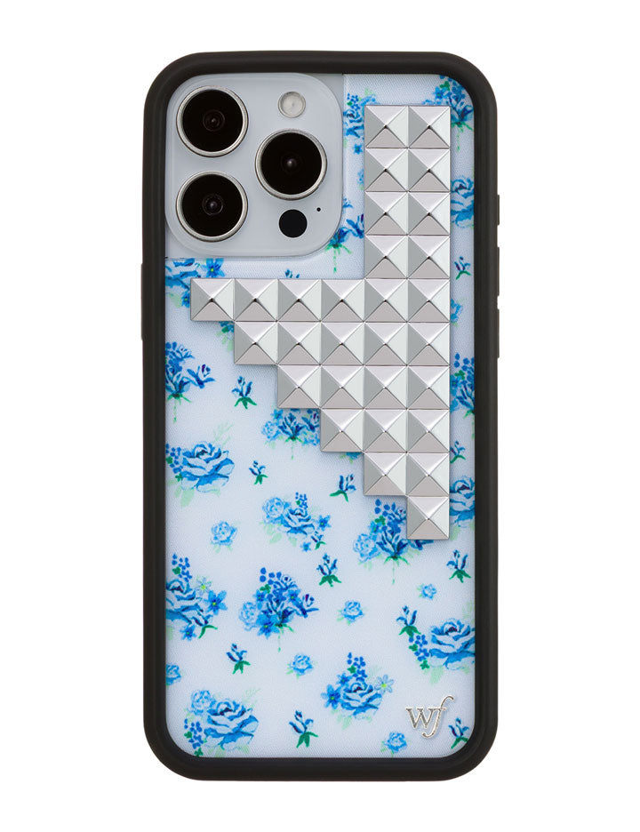 Forget Me Not Floral Stud iPhone Case