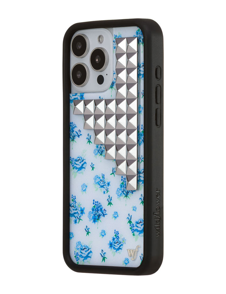 Forget Me Not Floral Stud iPhone Case with Cottage Core Design - Image 14