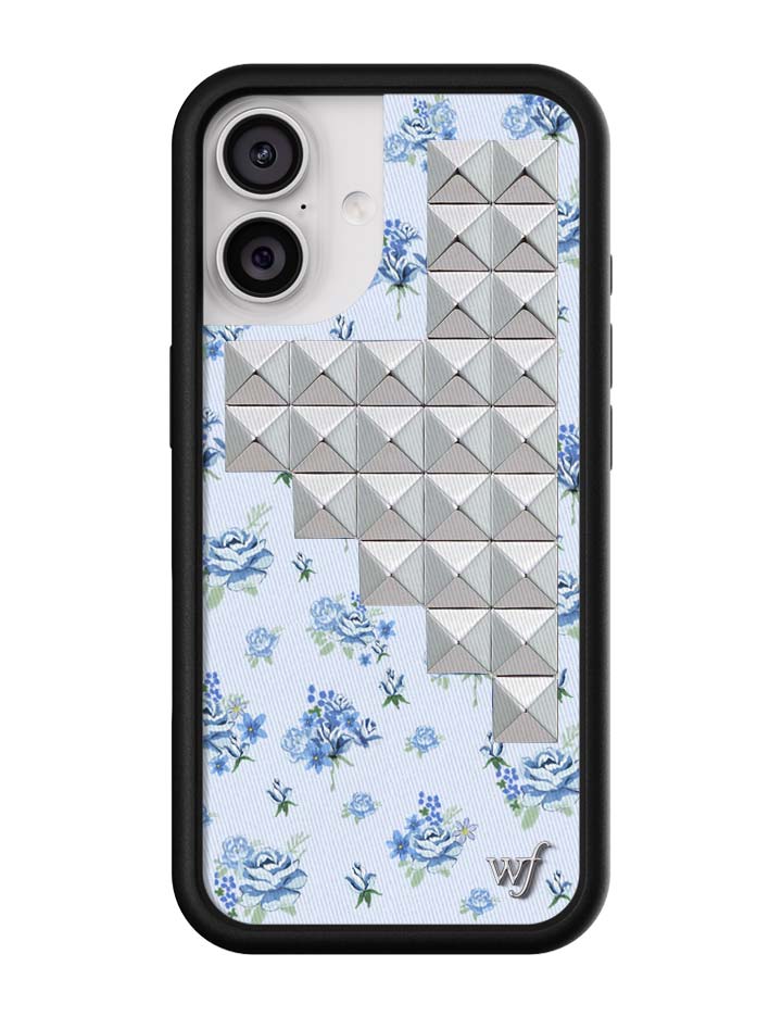 Forget Me Not Floral Stud iPhone Case with Cottage Core Design - Image 7