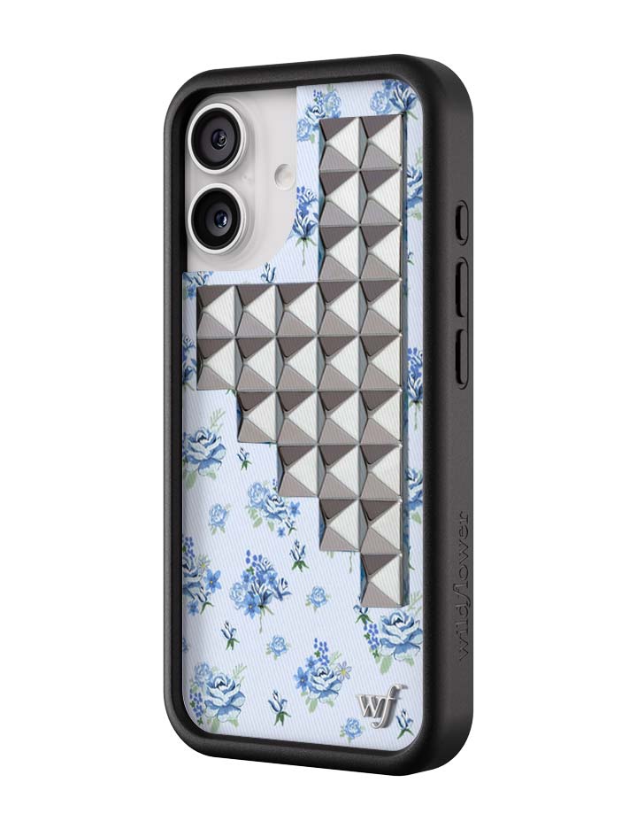 Forget Me Not Floral Stud iPhone Case with Cottage Core Design - Image 8