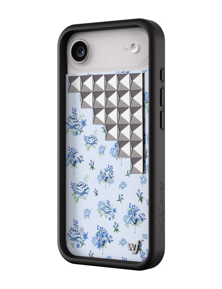 Forget Me Not Floral Stud iPhone Case with Cottage Core Design - Image 11