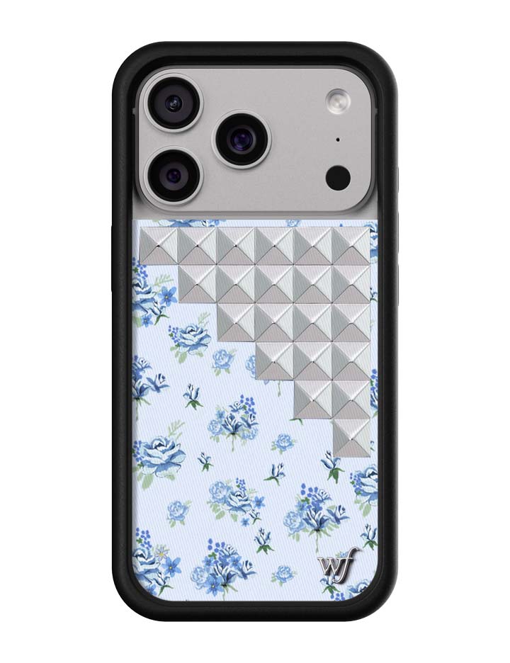 Forget Me Not Floral Stud iPhone Case with Cottage Core Design - Image 4