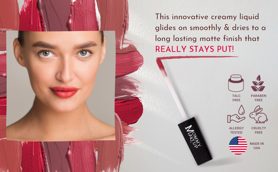 Rosebud Stay Put Matte Lip Cream | Stunning Kiss-Proof Lipstick
