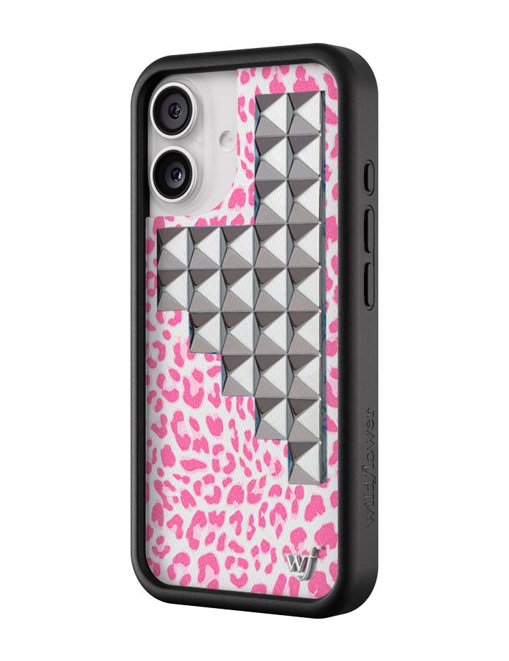 Pink Meow Stud iPhone Case