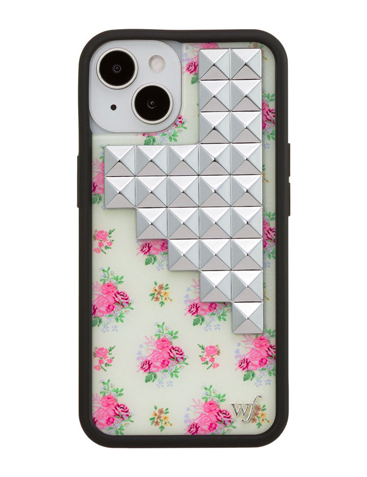Vintage Floral Stud iPhone Case with Cottage Core Floral Print - Image 27