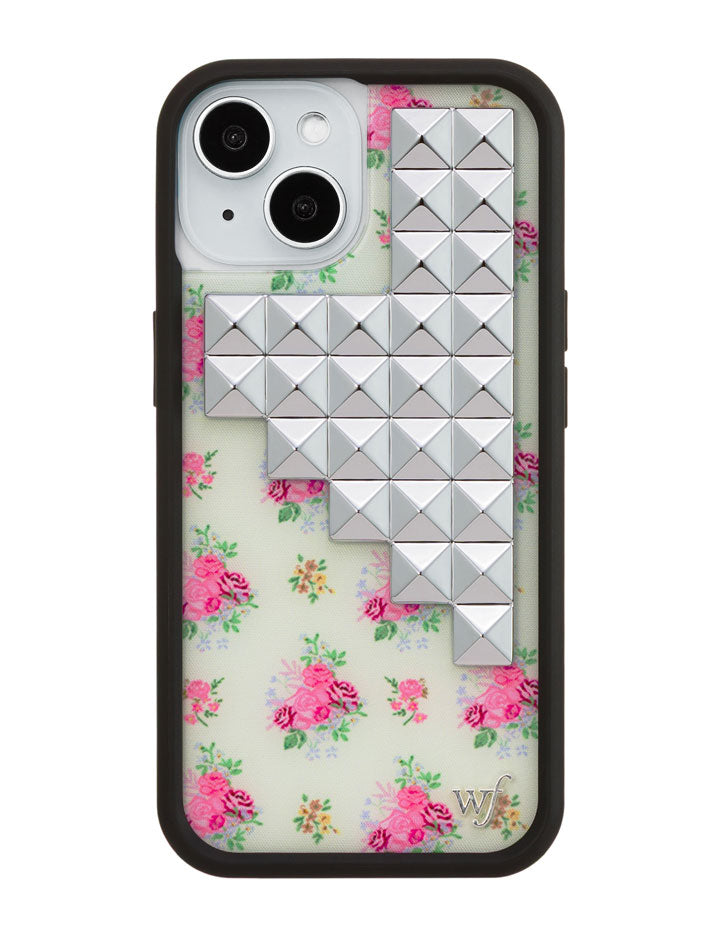 Vintage Floral Stud iPhone Case with Cottage Core Floral Print - Image 23