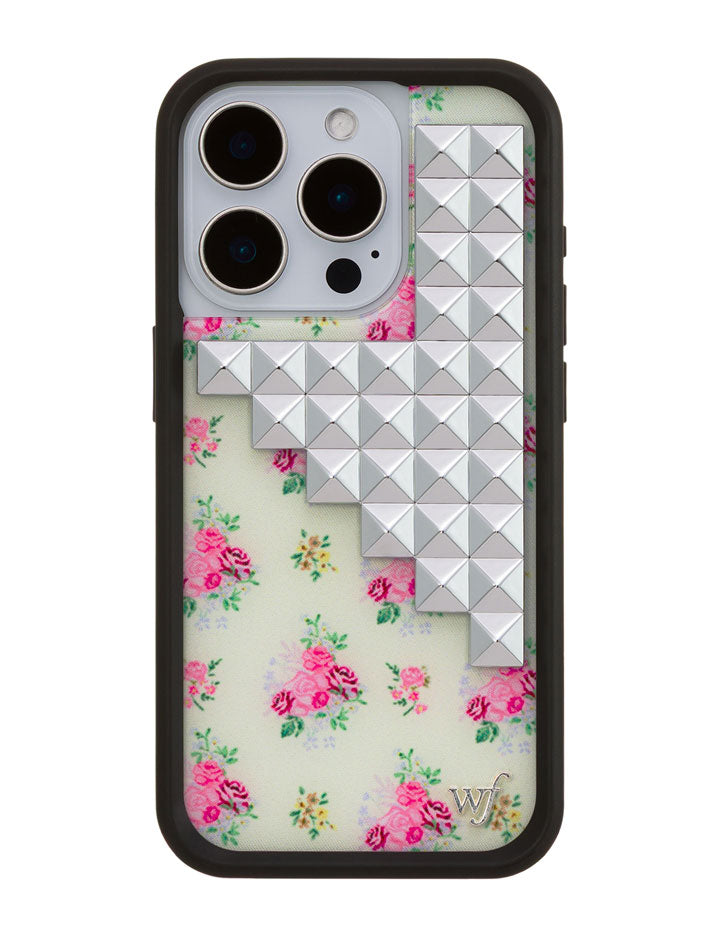 Vintage Floral Stud iPhone Case with Cottage Core Floral Print - Image 21
