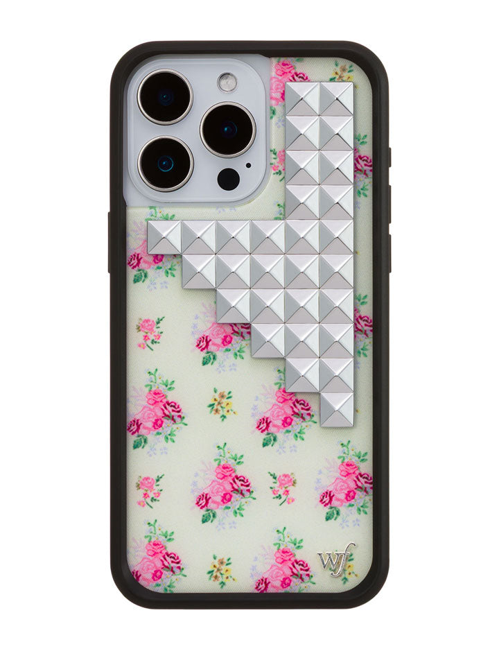 Vintage Floral Stud iPhone Case with Cottage Core Floral Print - Image 19