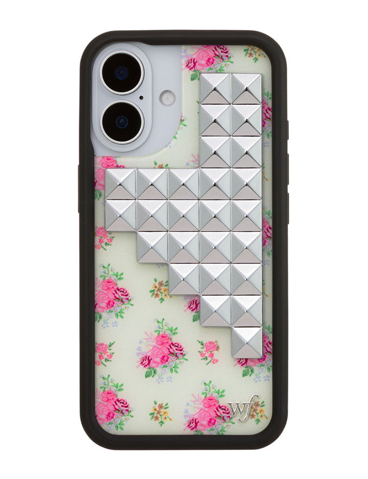 Vintage Floral Stud iPhone Case with Cottage Core Floral Print - Image 17
