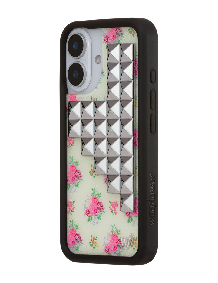 Vintage Floral Stud iPhone Case with Cottage Core Floral Print - Image 18