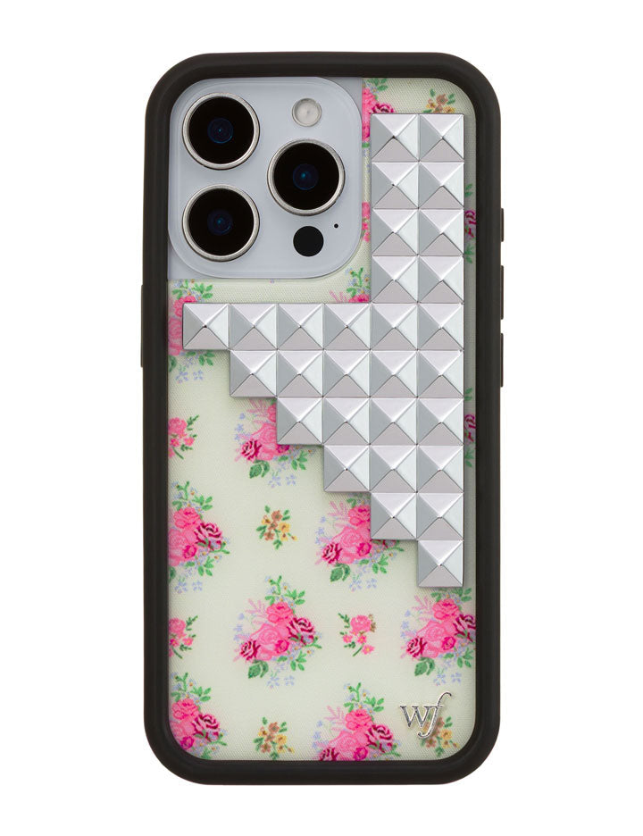 Vintage Floral Stud iPhone Case with Cottage Core Floral Print - Image 15