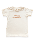 Gobble 'Til Ya Wobble Organic Kids T-Shirt