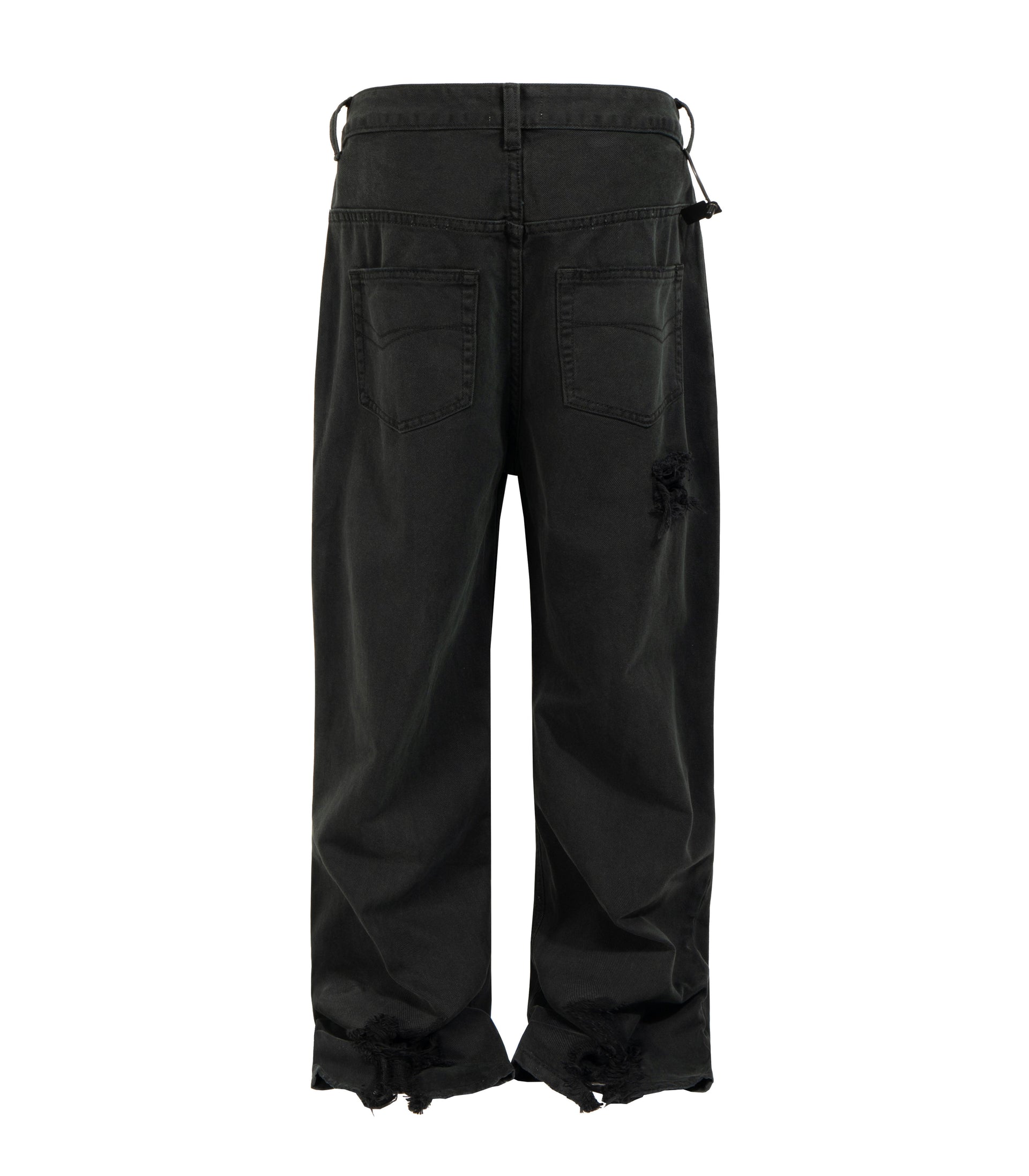 NOIR DESTROYED WORK PANTS