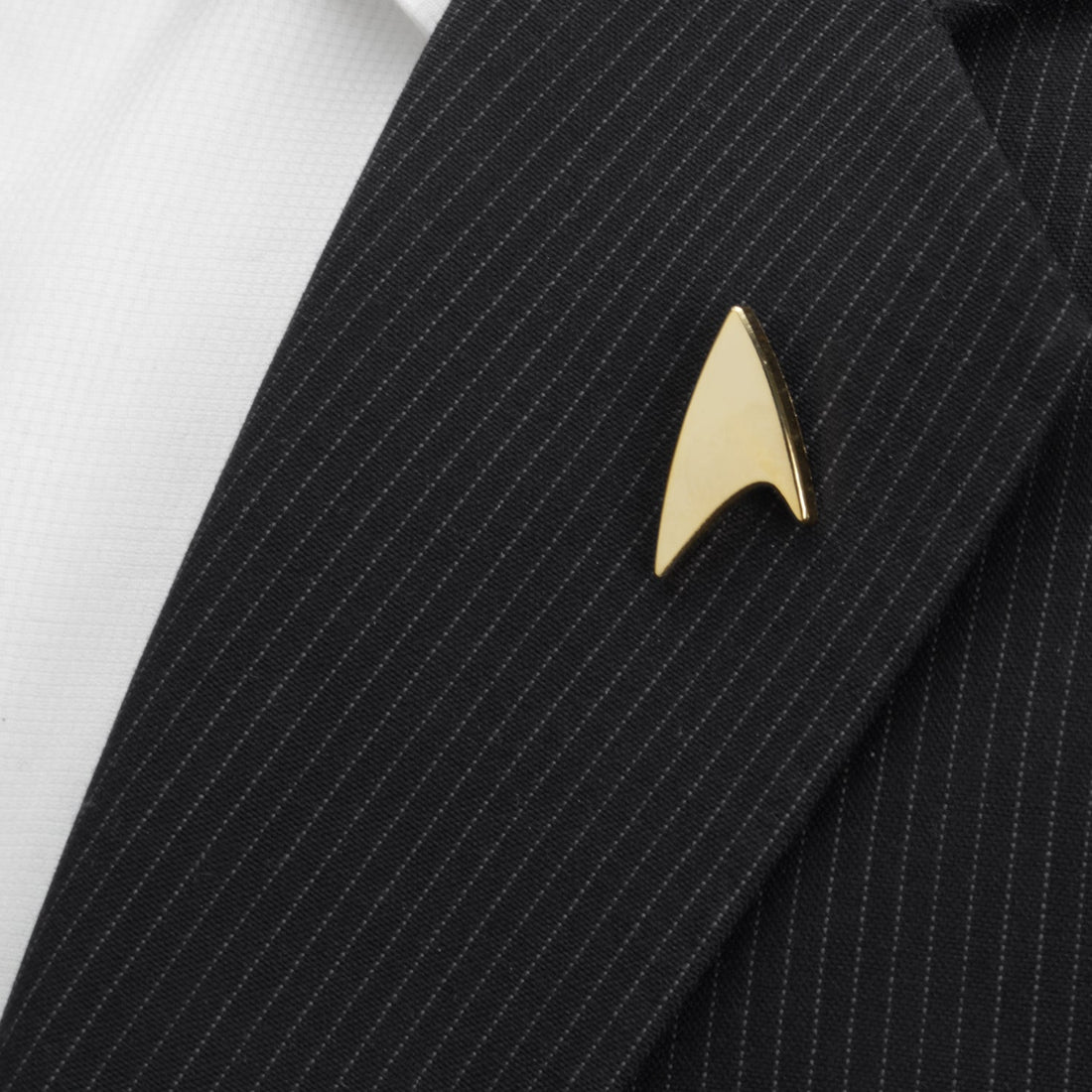 Star Trek Gold Delta Shield Lapel Pin Official Insignia - Image 4