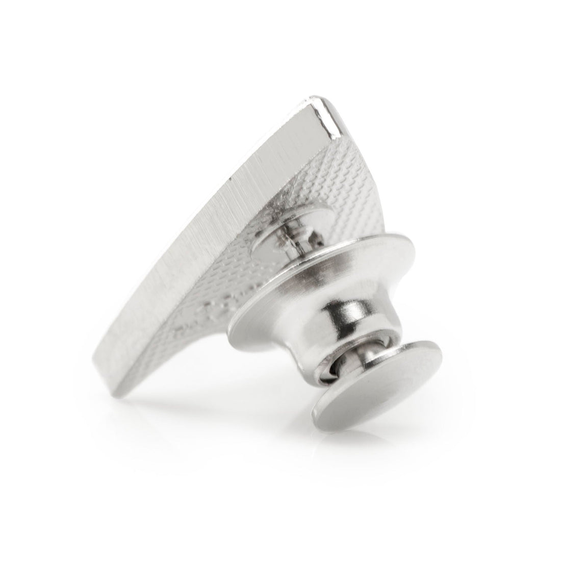 Star Trek Silver Delta Shield Lapel Pin Official Fan Accessory - Image 2
