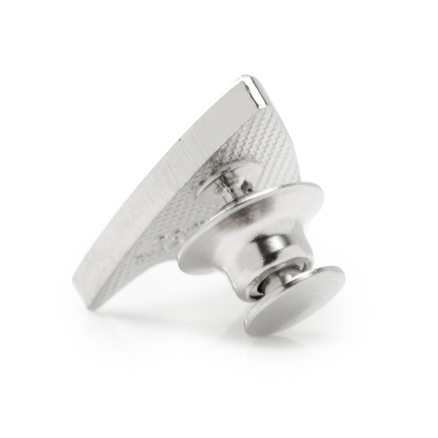 Star Trek Silver Delta Shield Lapel Pin Official Fan Accessory - Image 2