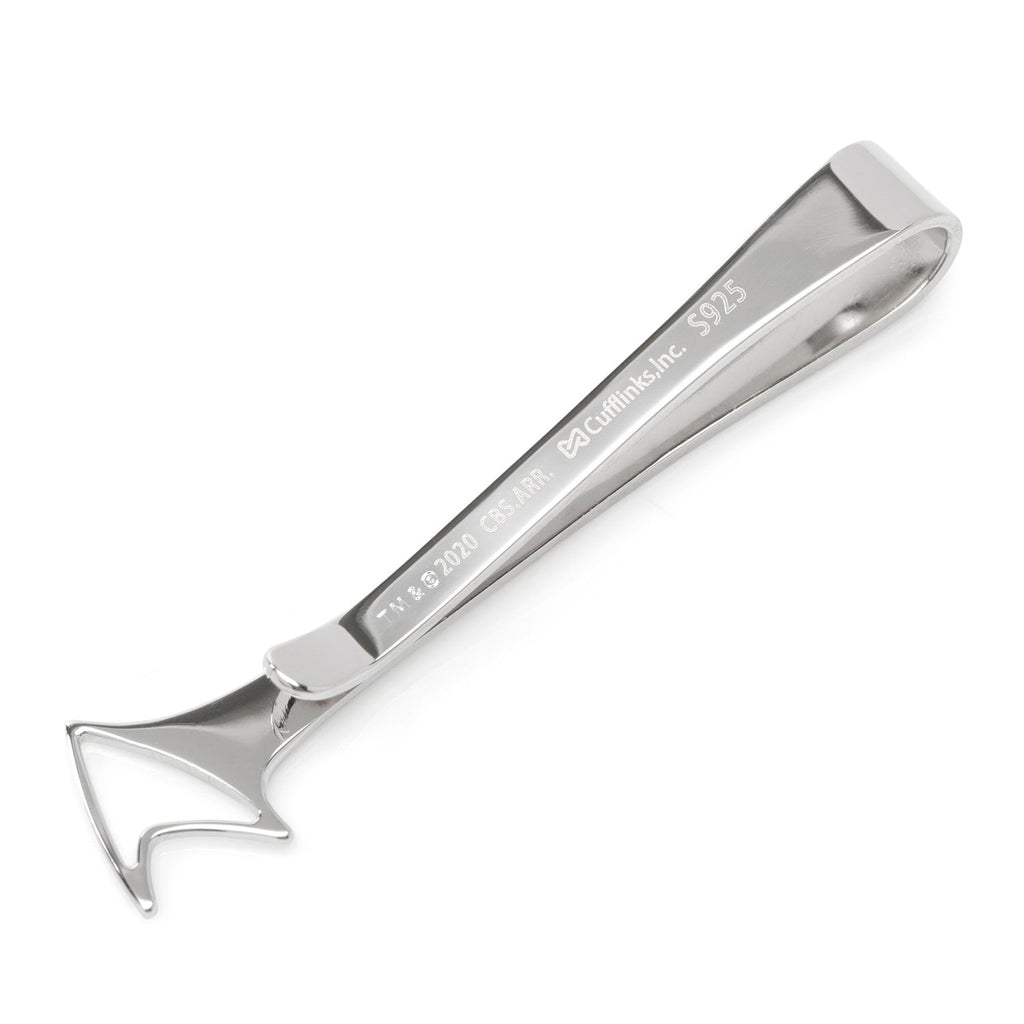 Star Trek Sterling Silver Delta Shield Cutout Tie Bar - Image 3