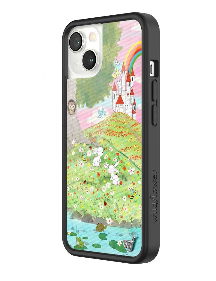 Fairytale iPhone Case with Storybook Art and Black Bumper - Image 30