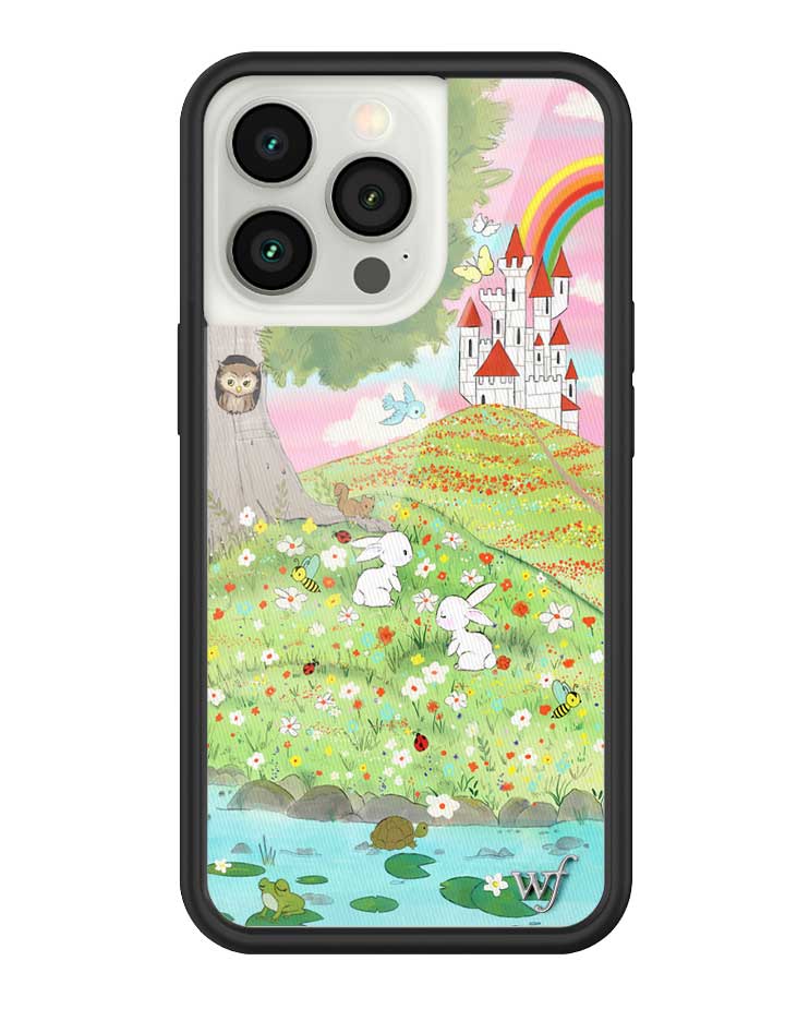 Fairytale iPhone Case with Storybook Art and Black Bumper - Image 27