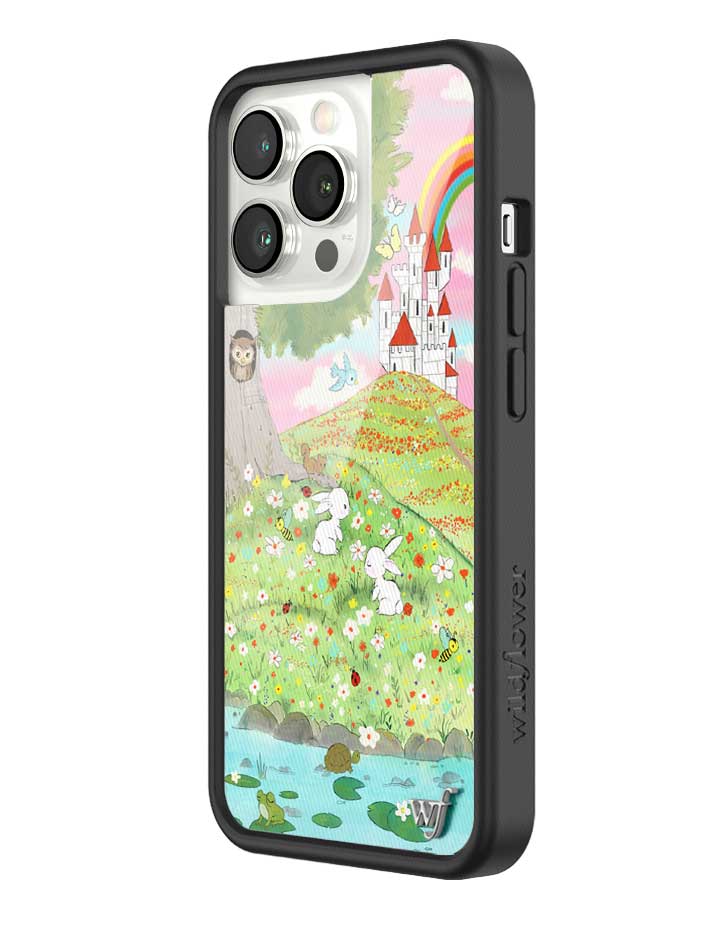Fairytale iPhone Case with Storybook Art and Black Bumper - Image 28