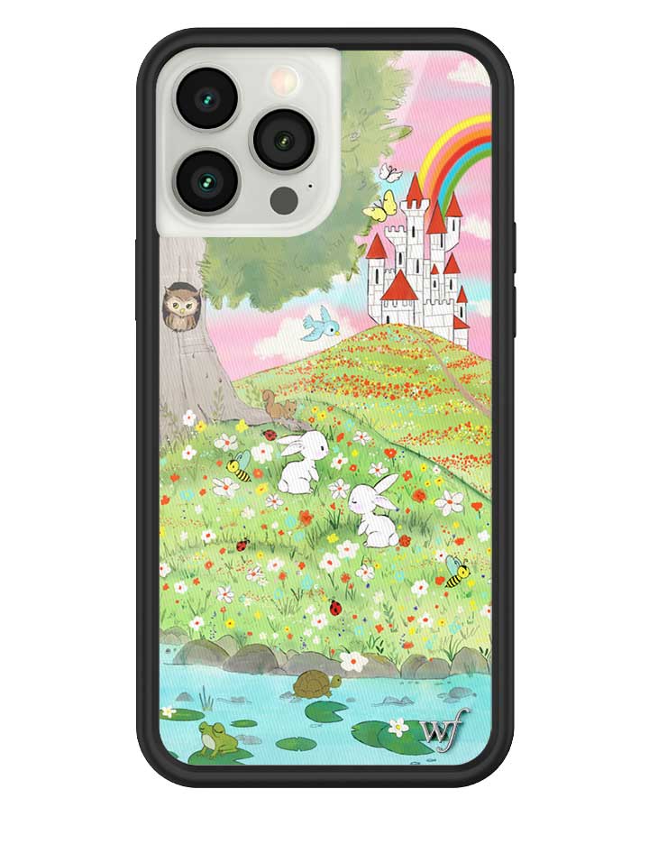 Fairytale iPhone Case with Storybook Art and Black Bumper - Image 25
