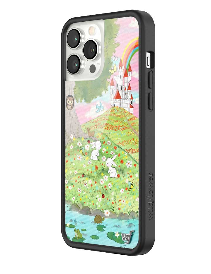 Fairytale iPhone Case with Storybook Art and Black Bumper - Image 26