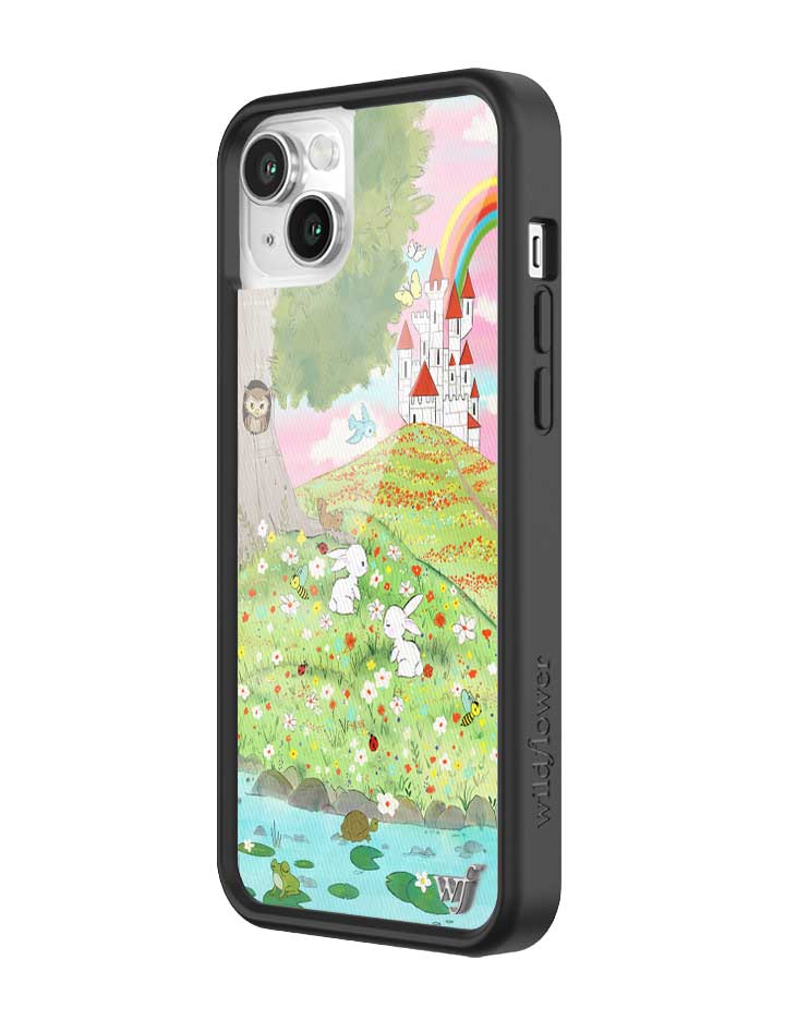 Fairytale iPhone Case with Storybook Art and Black Bumper - Image 24