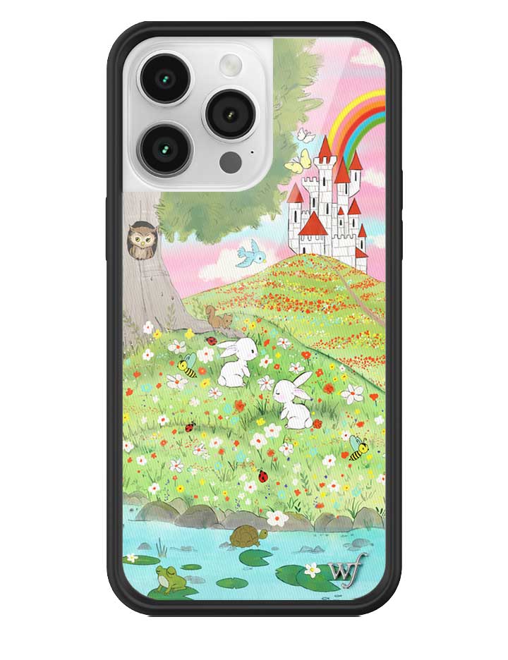 Fairytale iPhone Case with Storybook Art and Black Bumper - Image 17