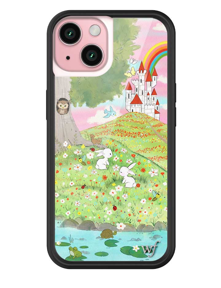Fairytale iPhone Case with Storybook Art and Black Bumper - Image 15