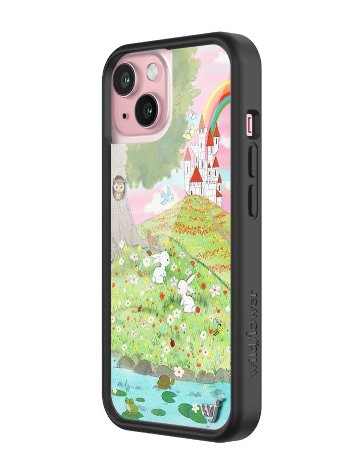 Fairytale iPhone Case with Storybook Art and Black Bumper - Image 16