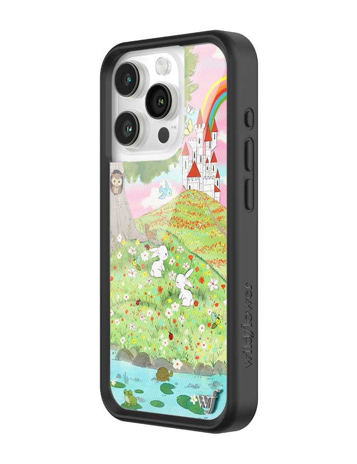 Fairytale iPhone Case with Storybook Art and Black Bumper - Image 14