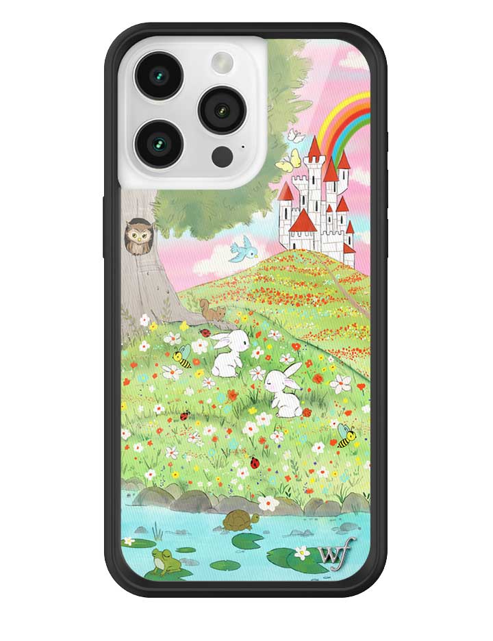 Fairytale iPhone Case with Storybook Art and Black Bumper - Image 9