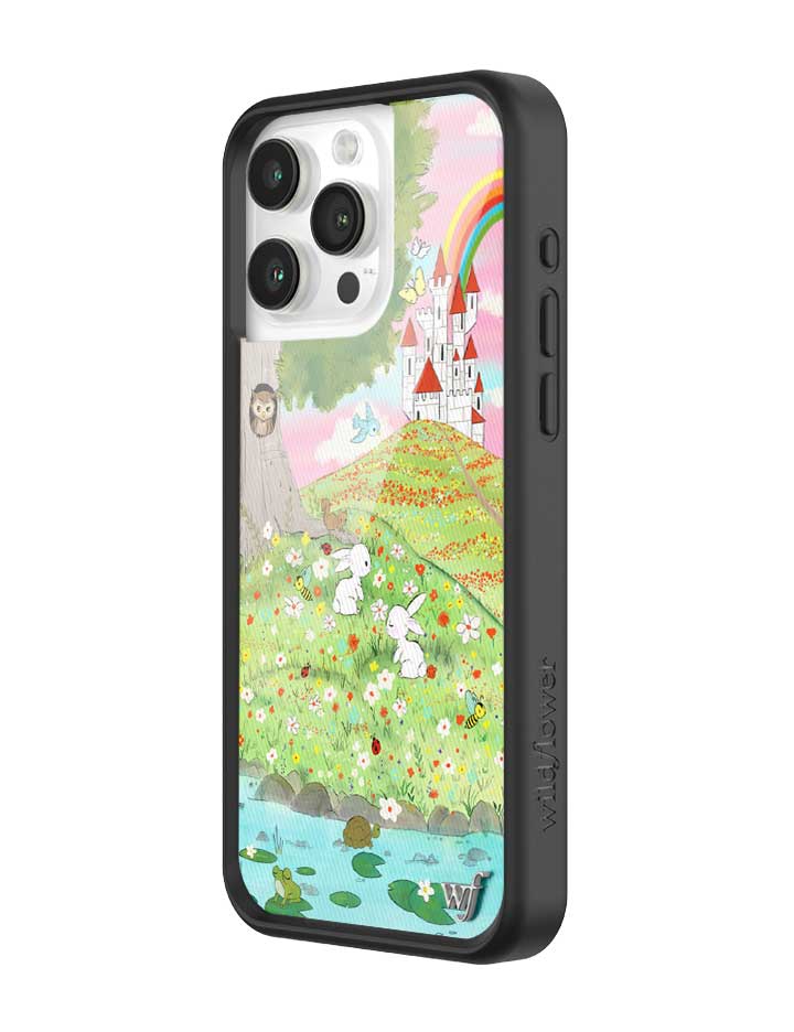 Fairytale iPhone Case with Storybook Art and Black Bumper - Image 10