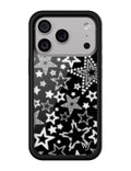 Star Girl iPhone Case in Black with White Star Print - Image 4