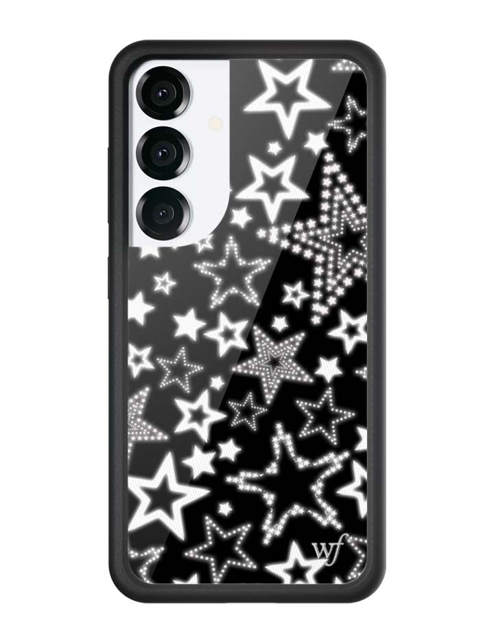 Star Girl Black and White Samsung Galaxy Protective Phone Case - Image 7