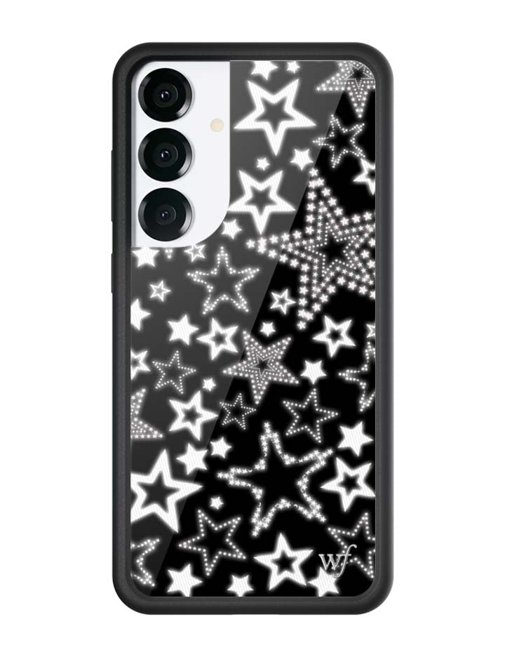 Star Girl Black and White Samsung Galaxy Protective Phone Case - Image 5