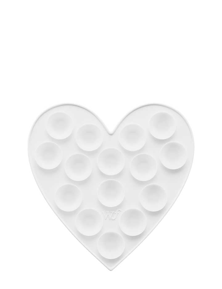 Heart Stickeez Hands-Free Phone Suction Mount White