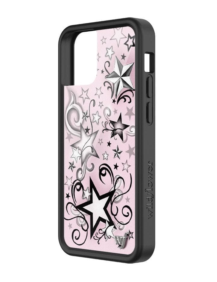 Star Tattoo iPhone Case in Pink and Black Goth Design - Image 28
