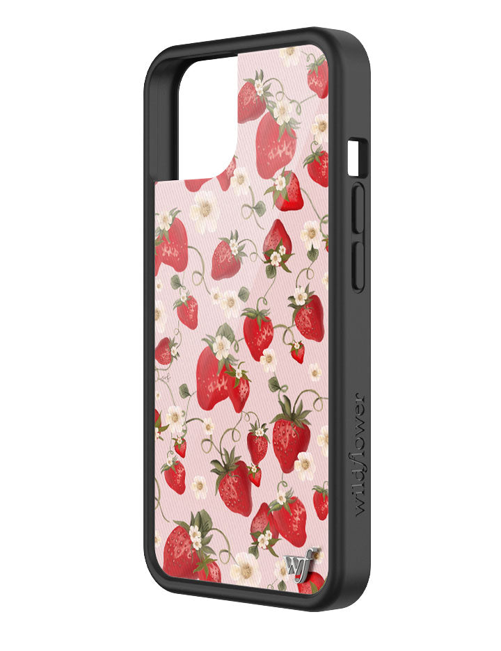 Strawberry Fields iPhone Case with Pink Floral Print - Image 24