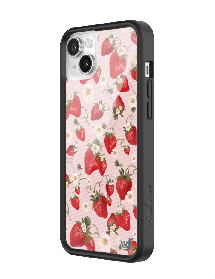 Strawberry Fields iPhone Case with Pink Floral Print - Image 20