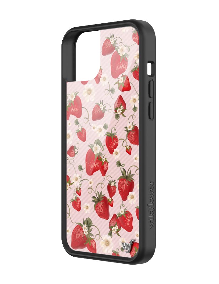 Strawberry Fields iPhone Case with Pink Floral Print - Image 12